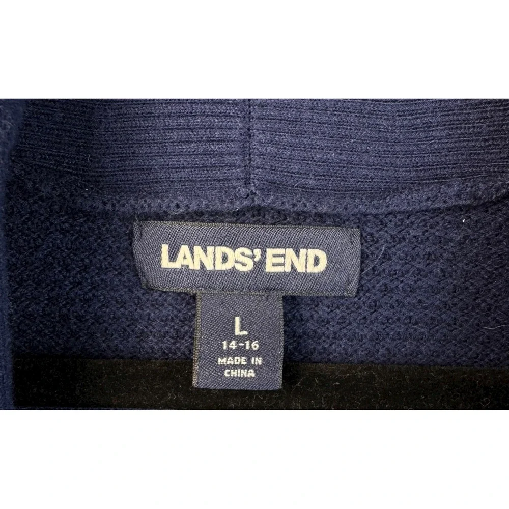 Lands End navy blue